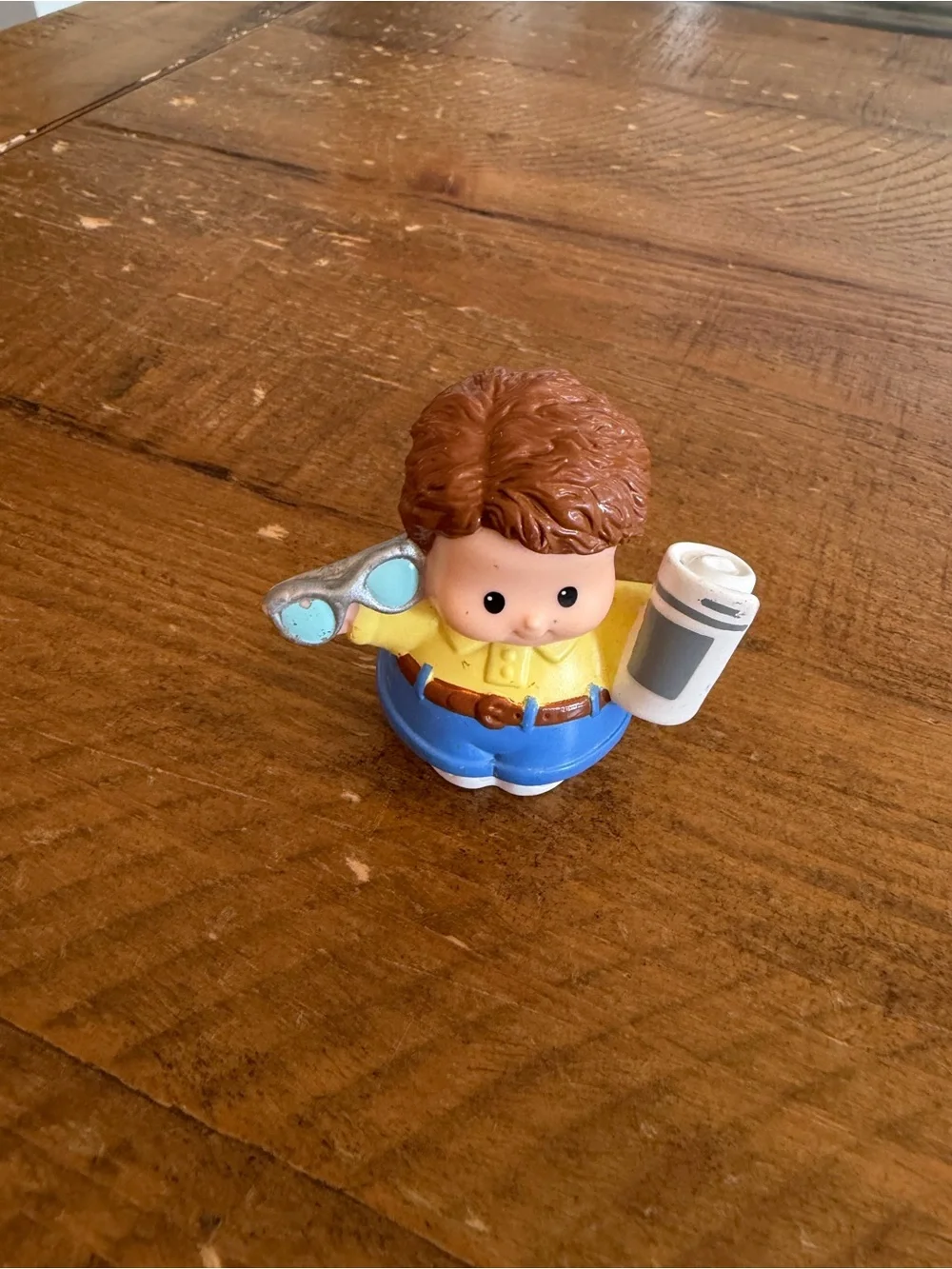 Fisher Price Little People dad with newspaper as is